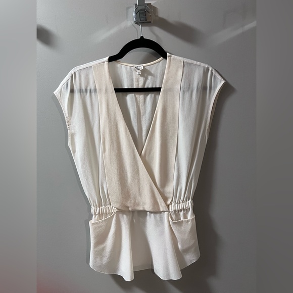 Wilfred Cream Blouse Silk XXS - Picture 1 of 1